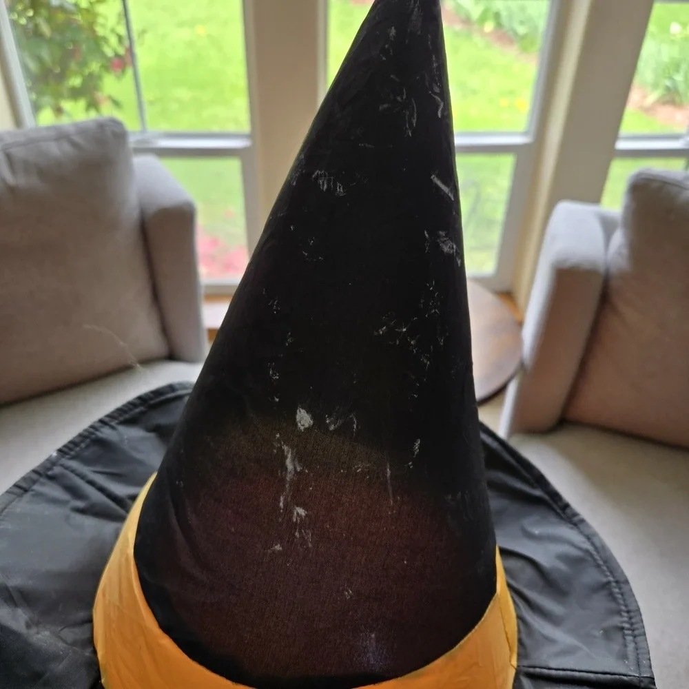 Light Up‎ Halloween Inflatable Pumpkin Witch 4ft Decor Works 